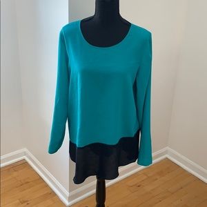 Women’s turquoise blouse